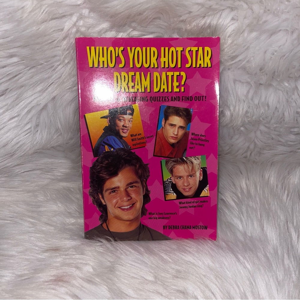 Vintage 1994 Random House Who’s Your Hot Star Dream Date? Book